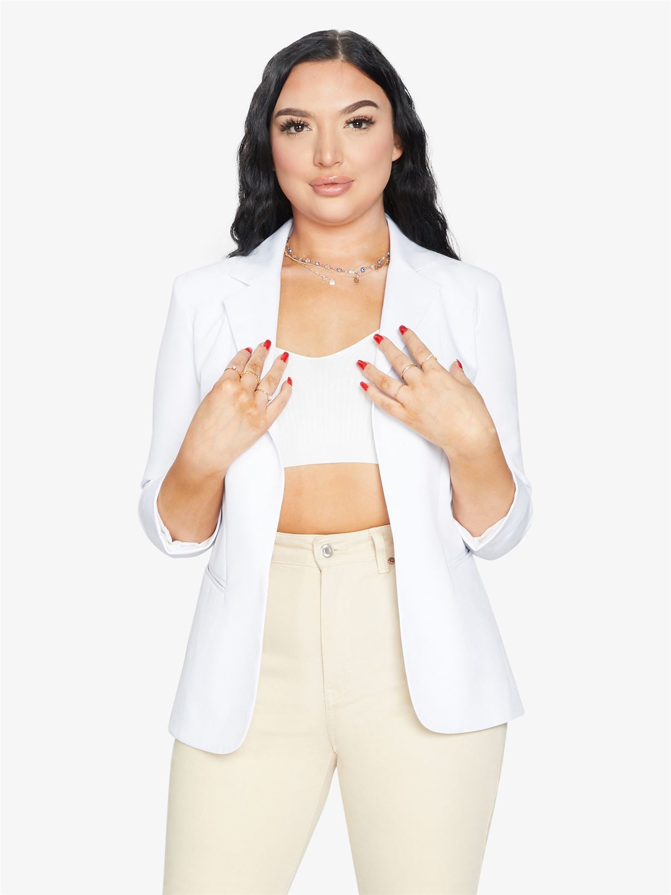 Edge To Edge Blazer made in uk - Great Hall Collections House