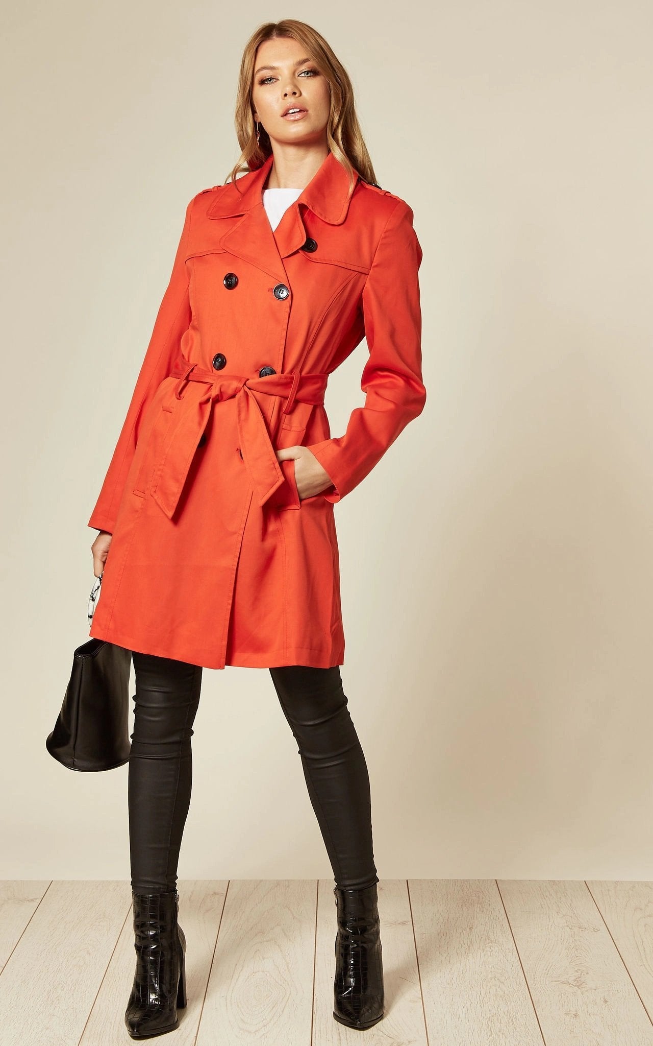 Spring/Summer Military Double Breasted Trench Coat (9049-SP) - Great Hall Collections House