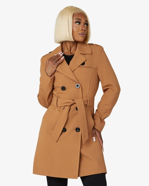 Spring/Summer Military Double Breasted Trench Coat (9049-SP) - Great Hall Collections House