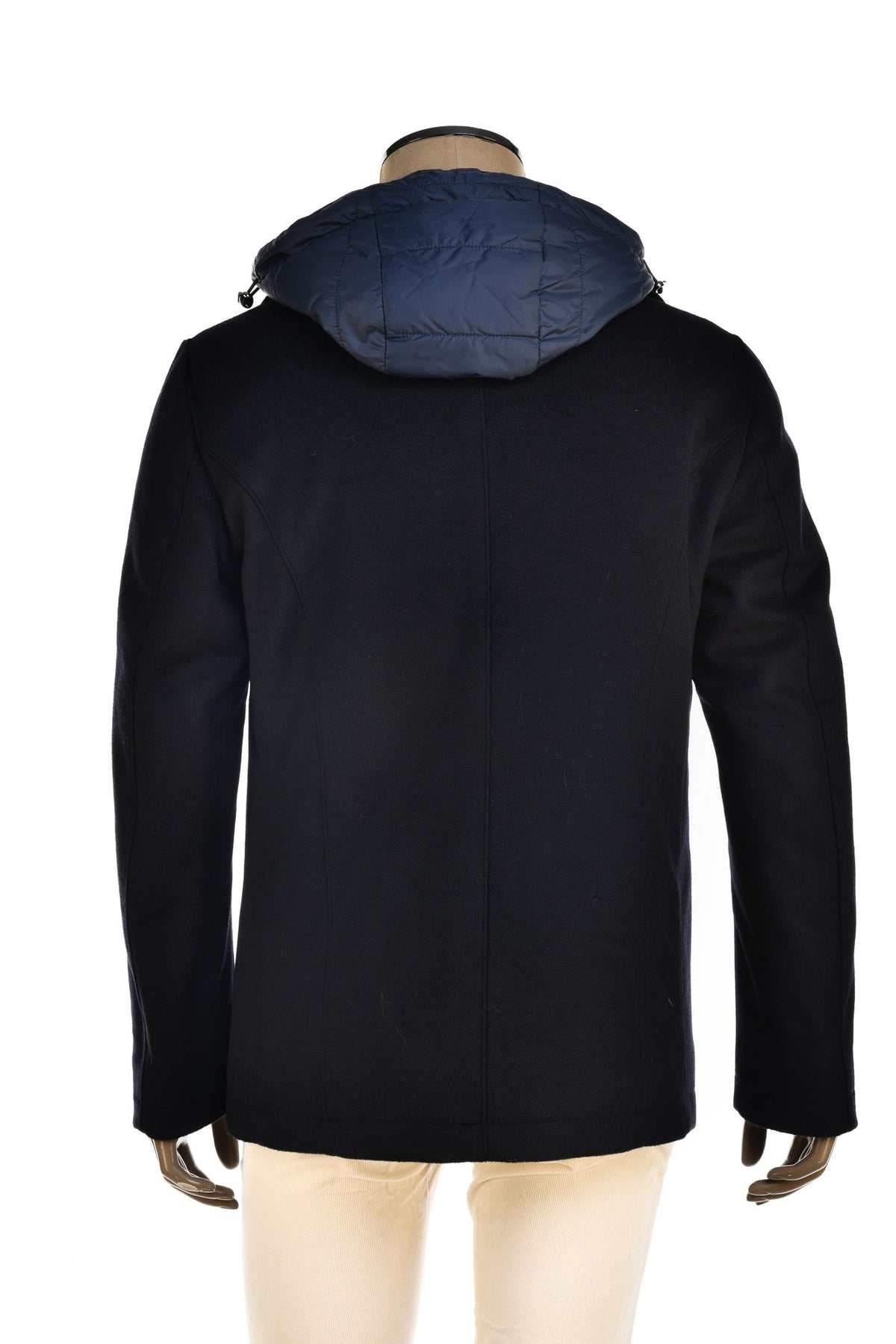 Kired Double-Breasted Overcoat w/ Detachable Lining