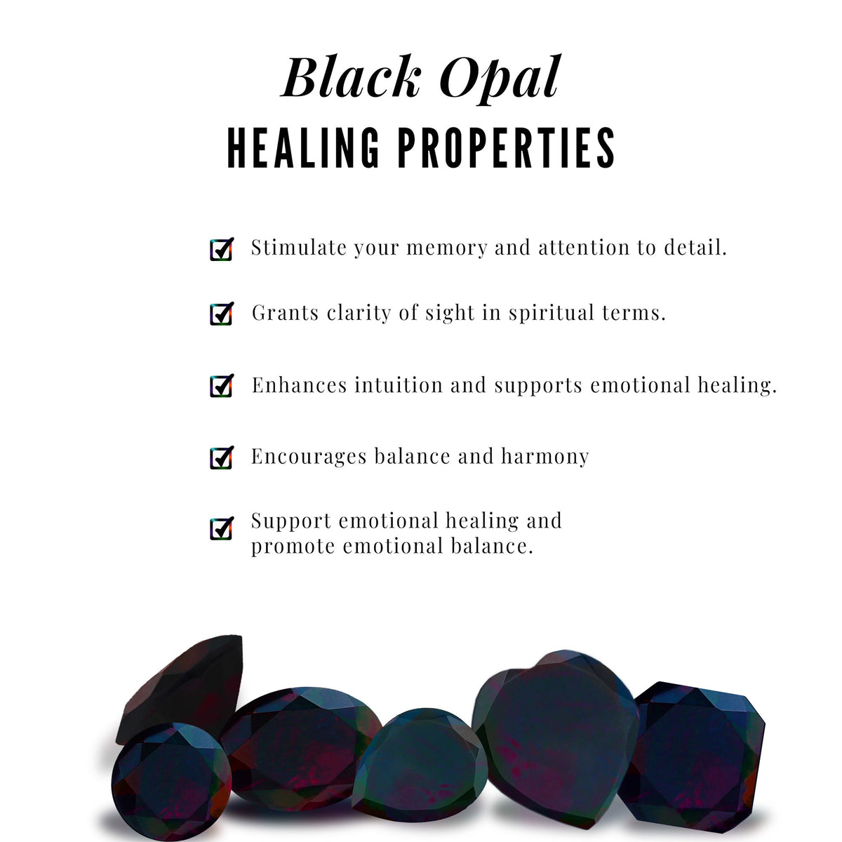 0.7 Carat Pear Cut Black Opal Trio Wedding Ring Set with Moissanite