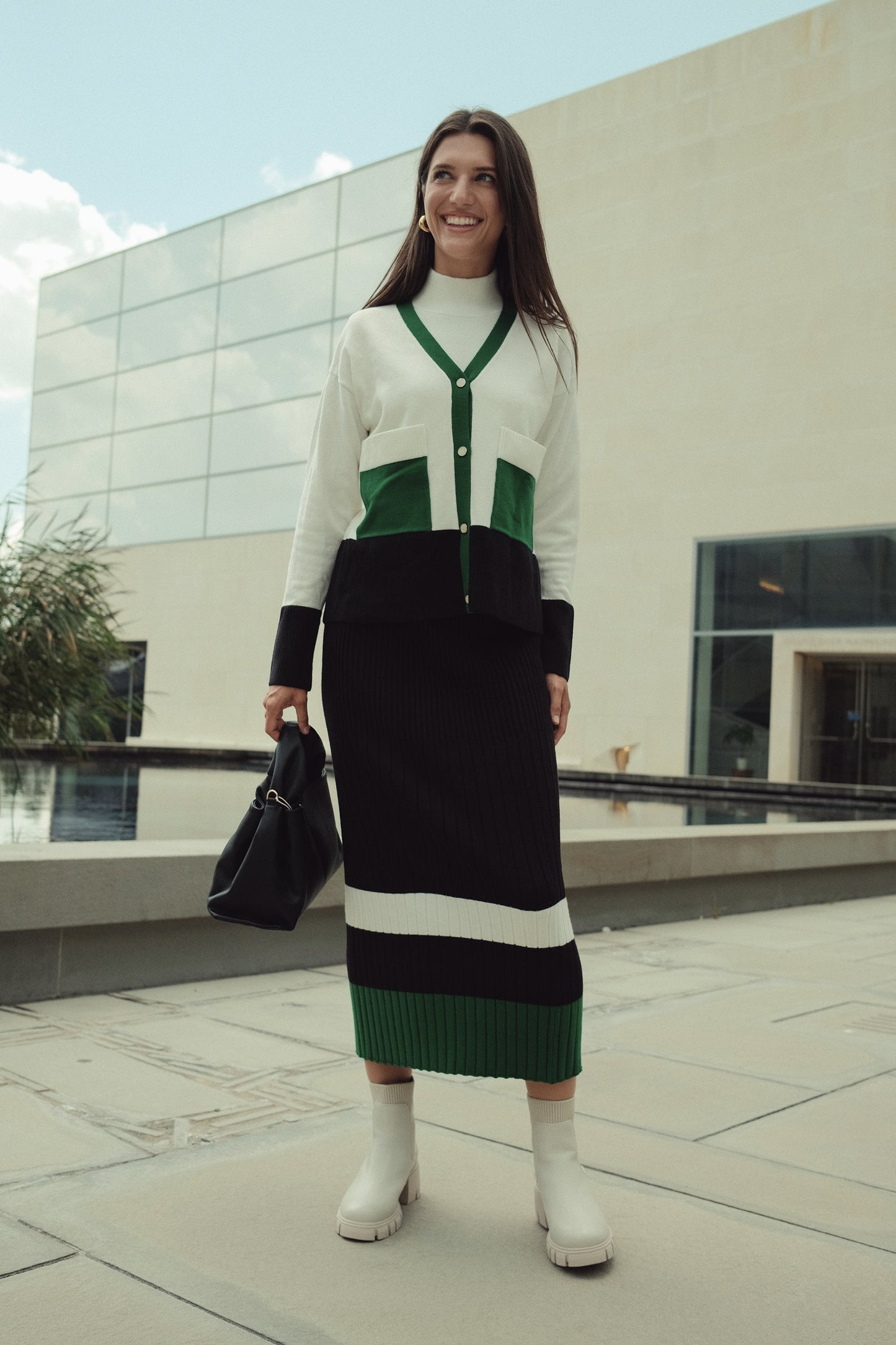 Ribbed Knit Skirt