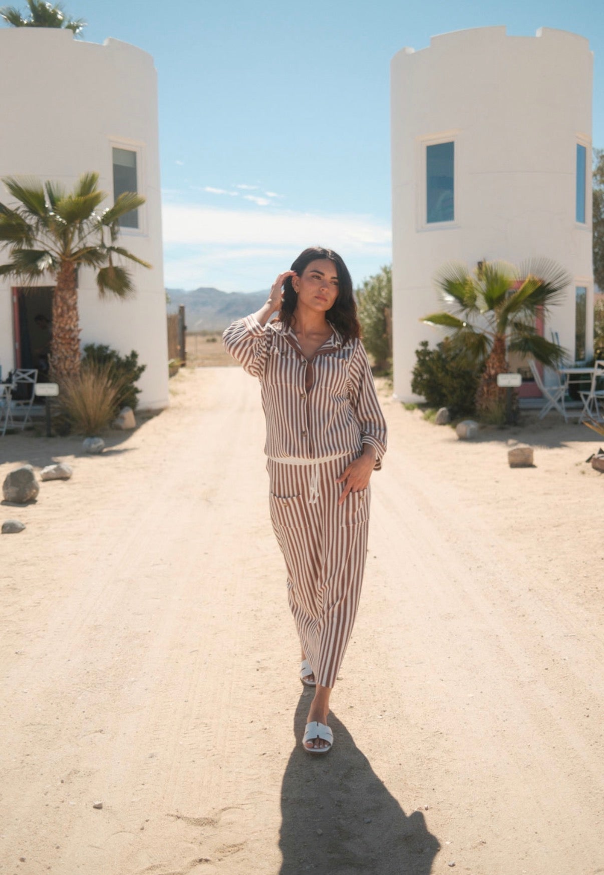 STRIPED KNIT SET