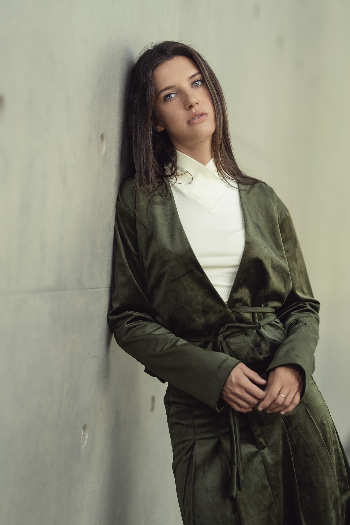 Wrap Turtleneck T shirt