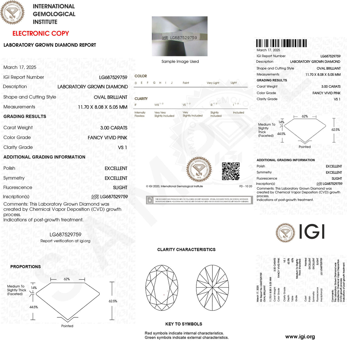 IGI Certified 1 CT Heart Shaped Lab Grown Pink Diamond Infinity Engagement Ring