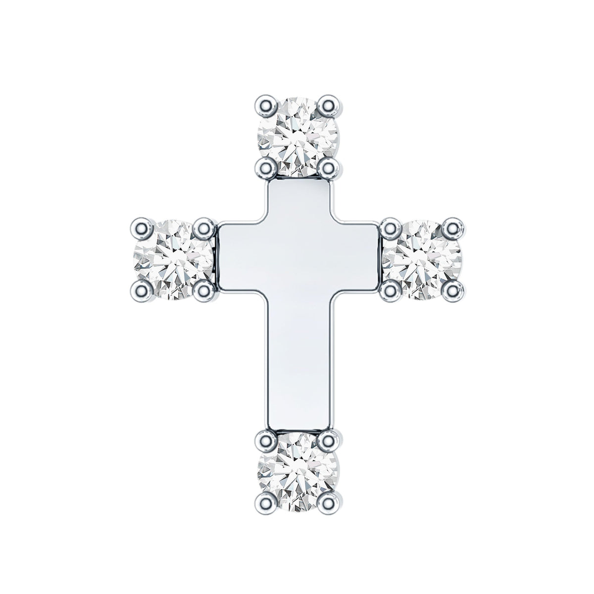 Diamond Cross Cartilage Earring