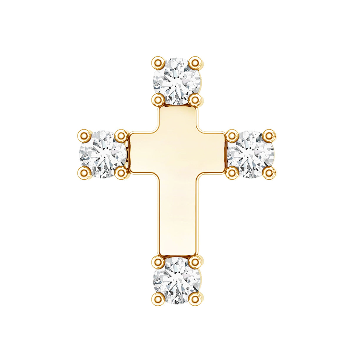 Diamond Cross Cartilage Earring