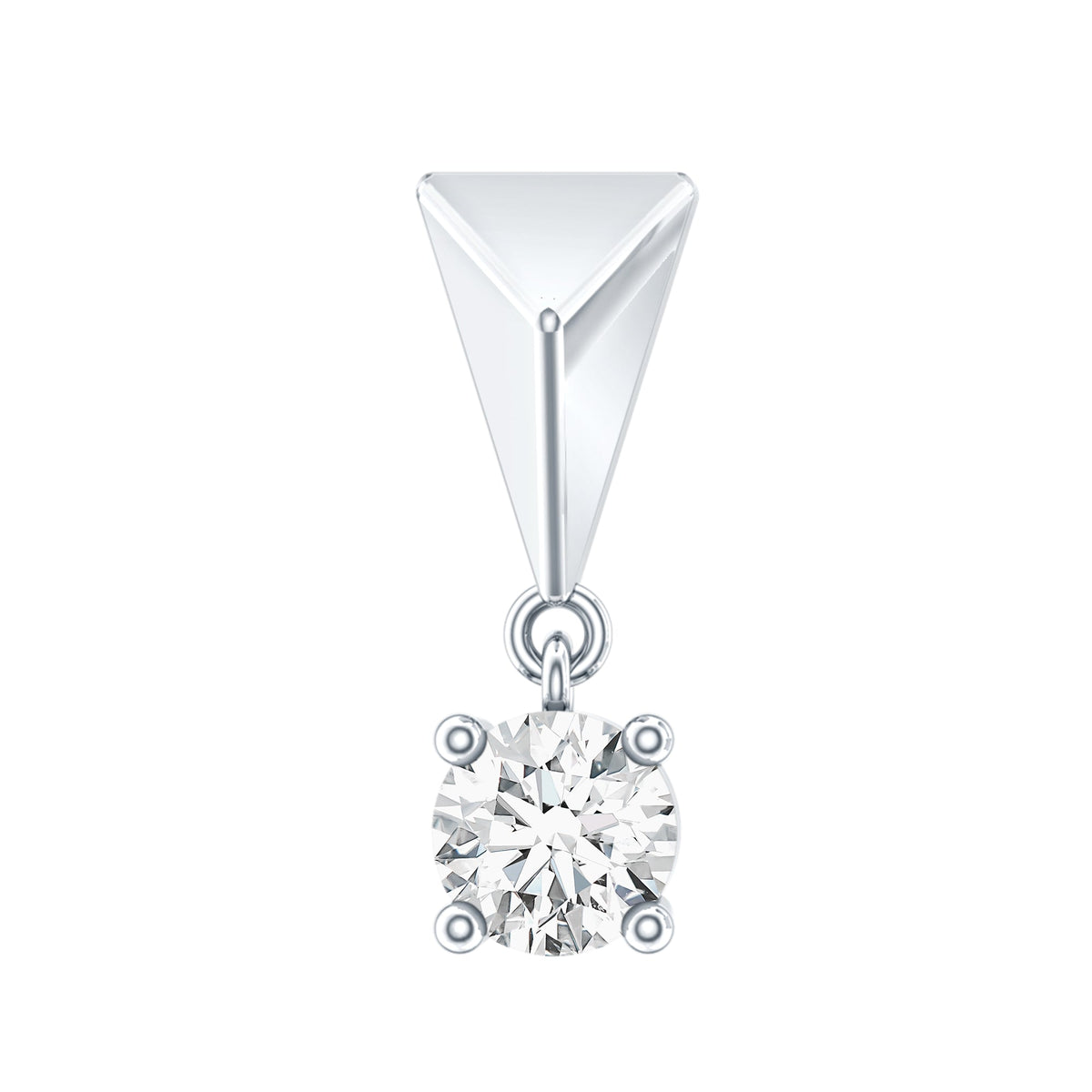Diamond Drop Earring for Helix Piercing