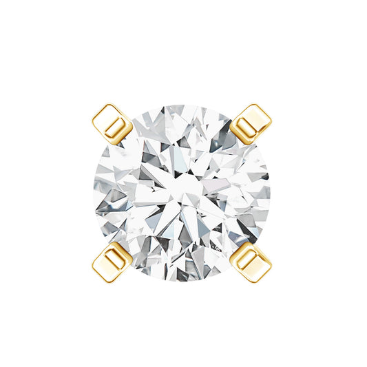 Minimalist Peg Head Set Diamond Nose Pin Stud