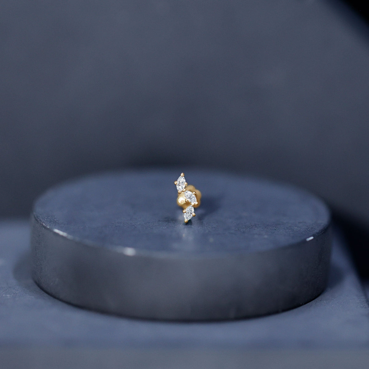 Classic Marquise Diamond Helix Earring