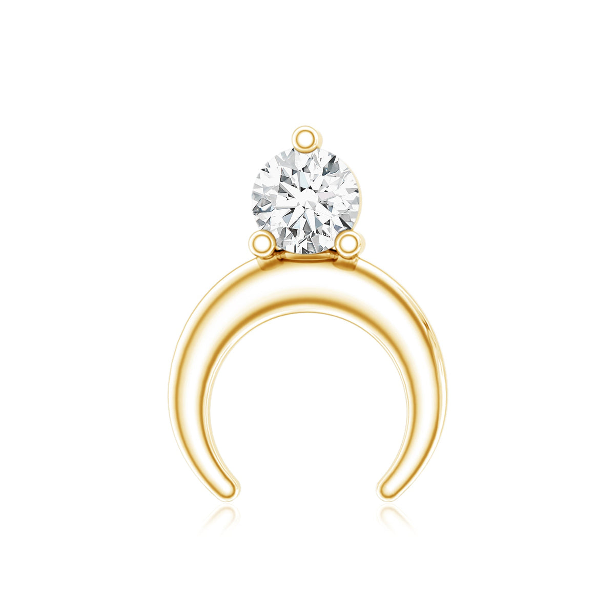 Diamond Minimalist Earring for Helix Piercing