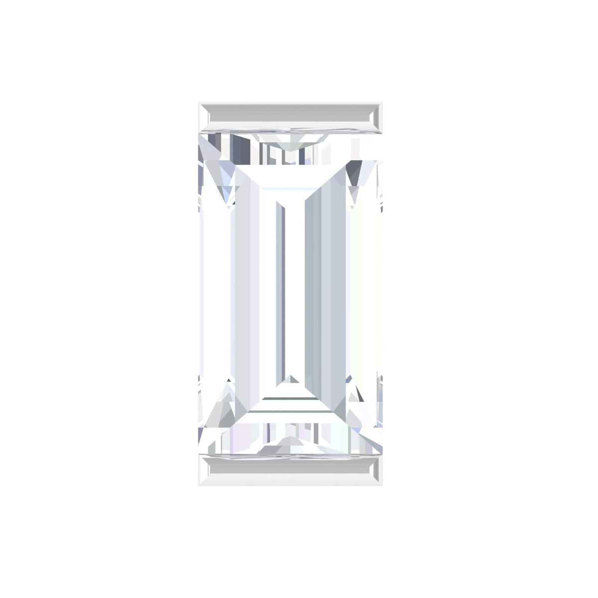 Natural Baguette Diamond Tragus Piercing Earring