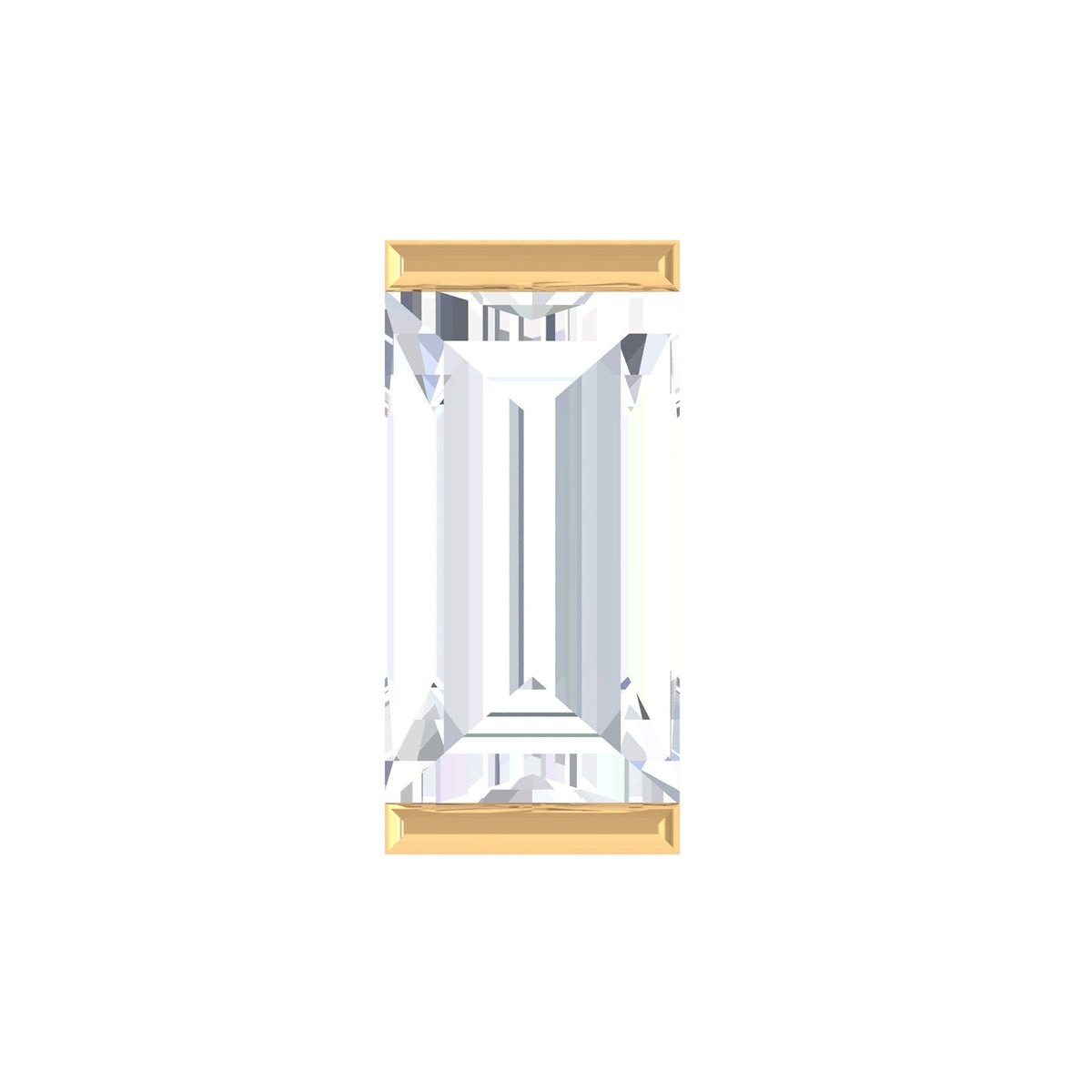 Natural Baguette Diamond Tragus Piercing Earring