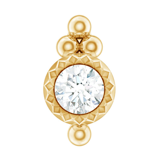 Natural Certified Diamond Conch Earring