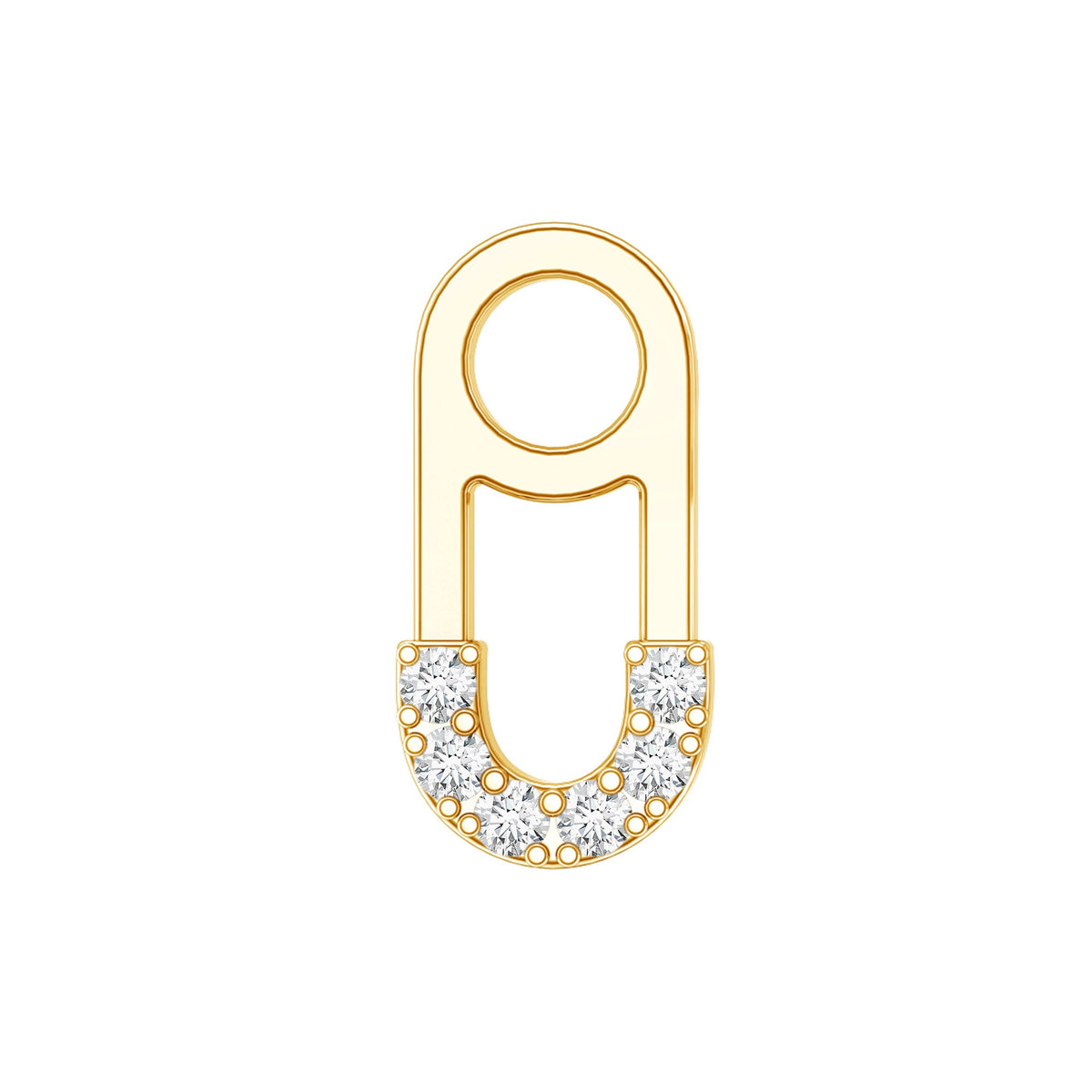 Diamond Pin Earring for Helix Piercing