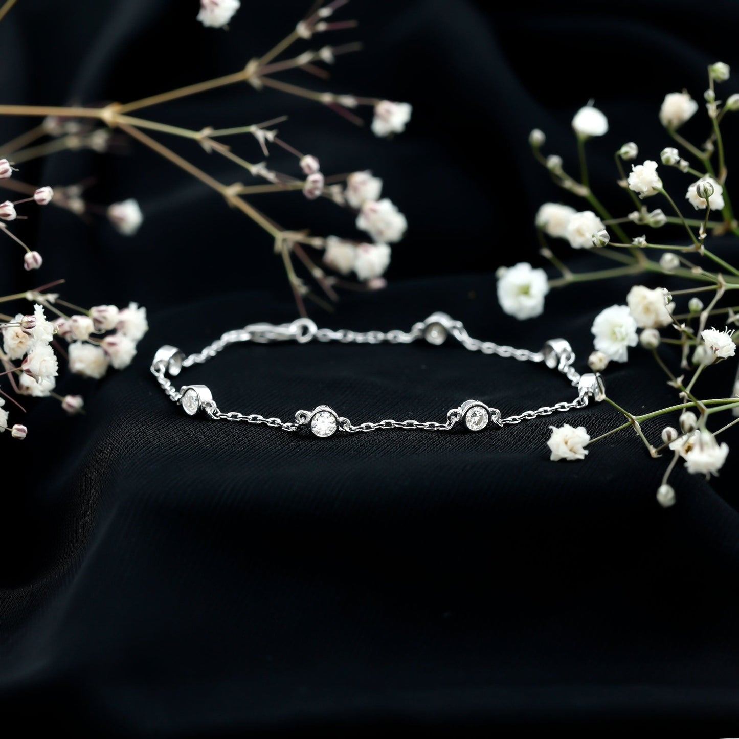 Lab Grown Diamond Chain Bracelet for Women