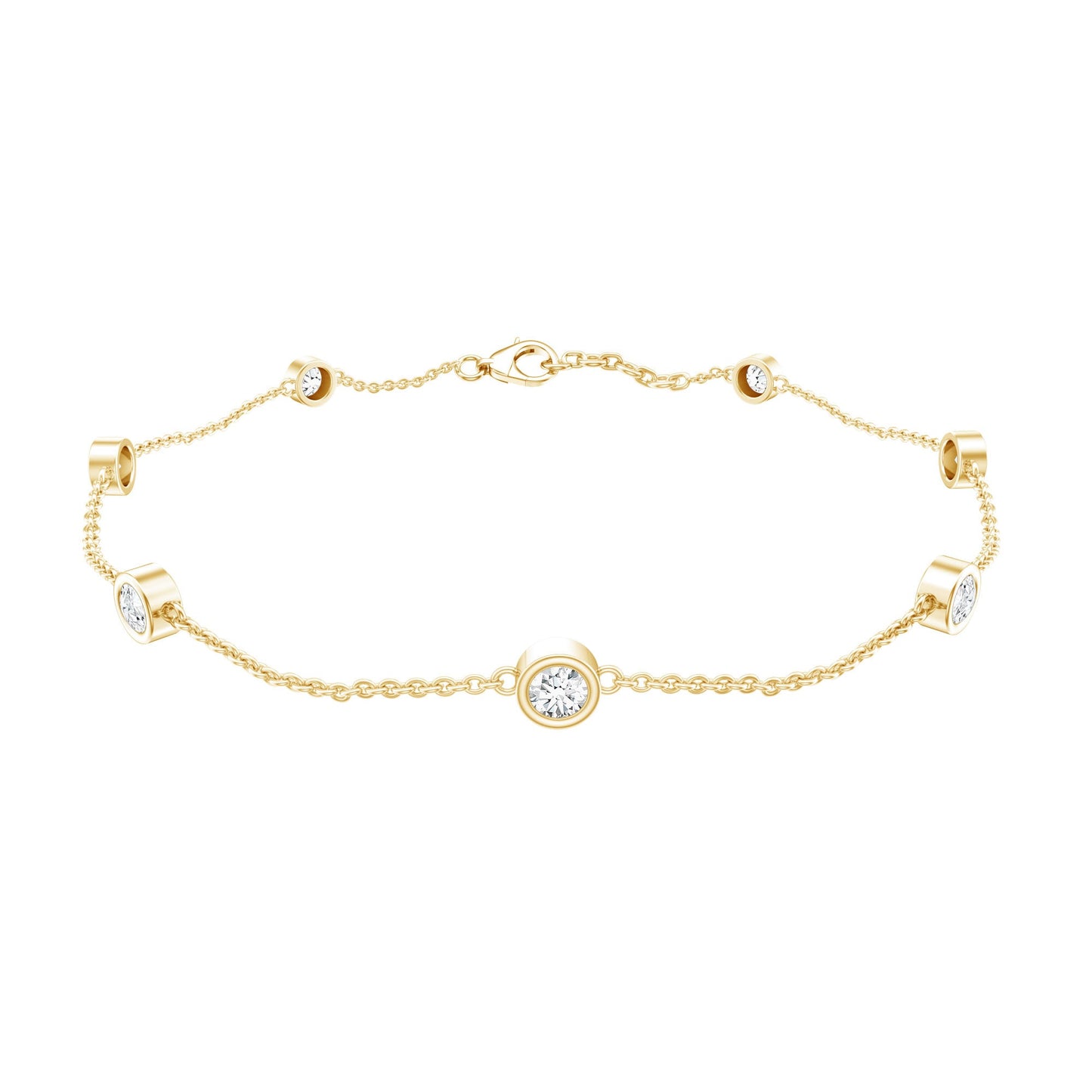 Lab Grown Diamond Chain Bracelet for Women
