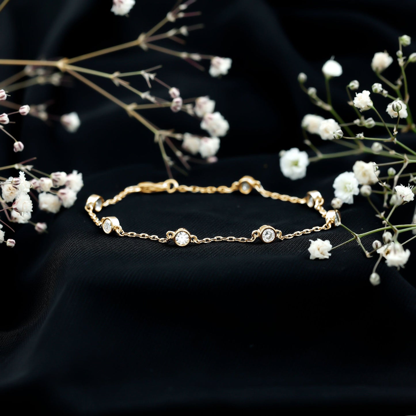 Lab Grown Diamond Chain Bracelet for Women