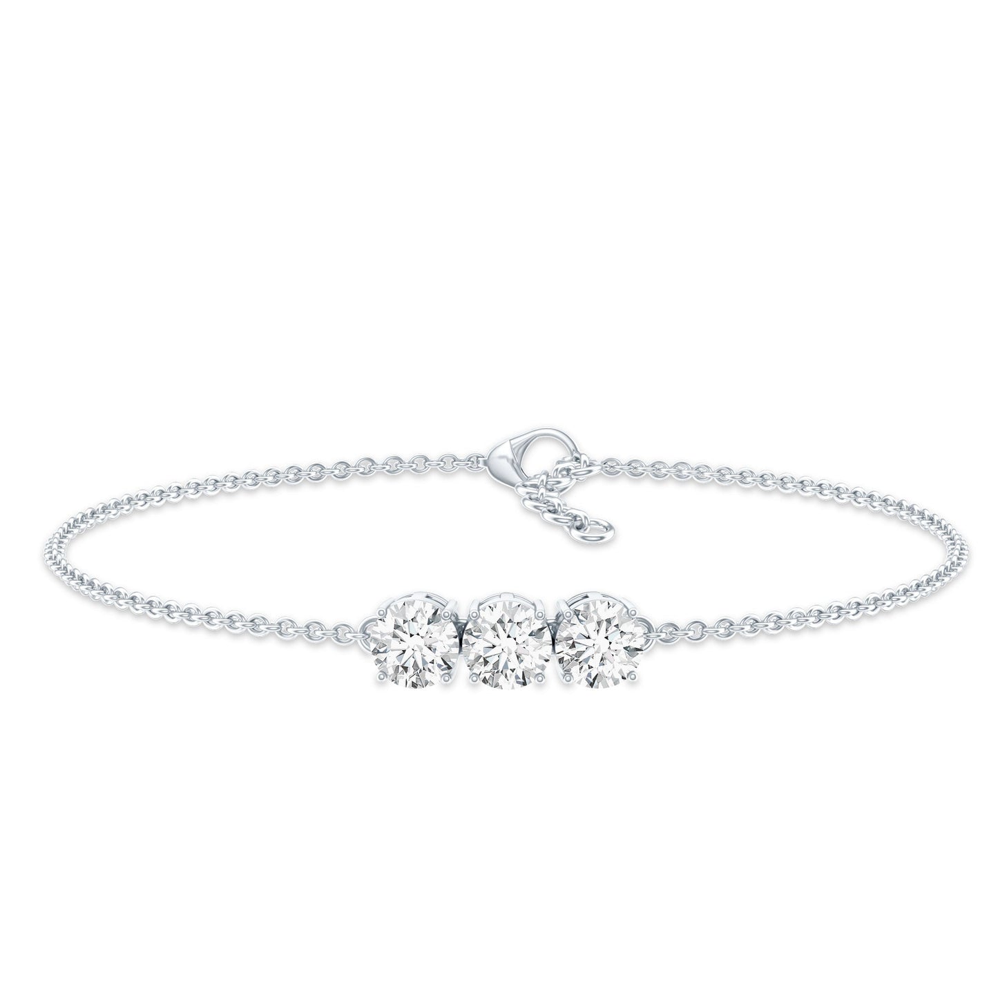 Certified 5 MM Lab Grown Diamond Bracelet for Women