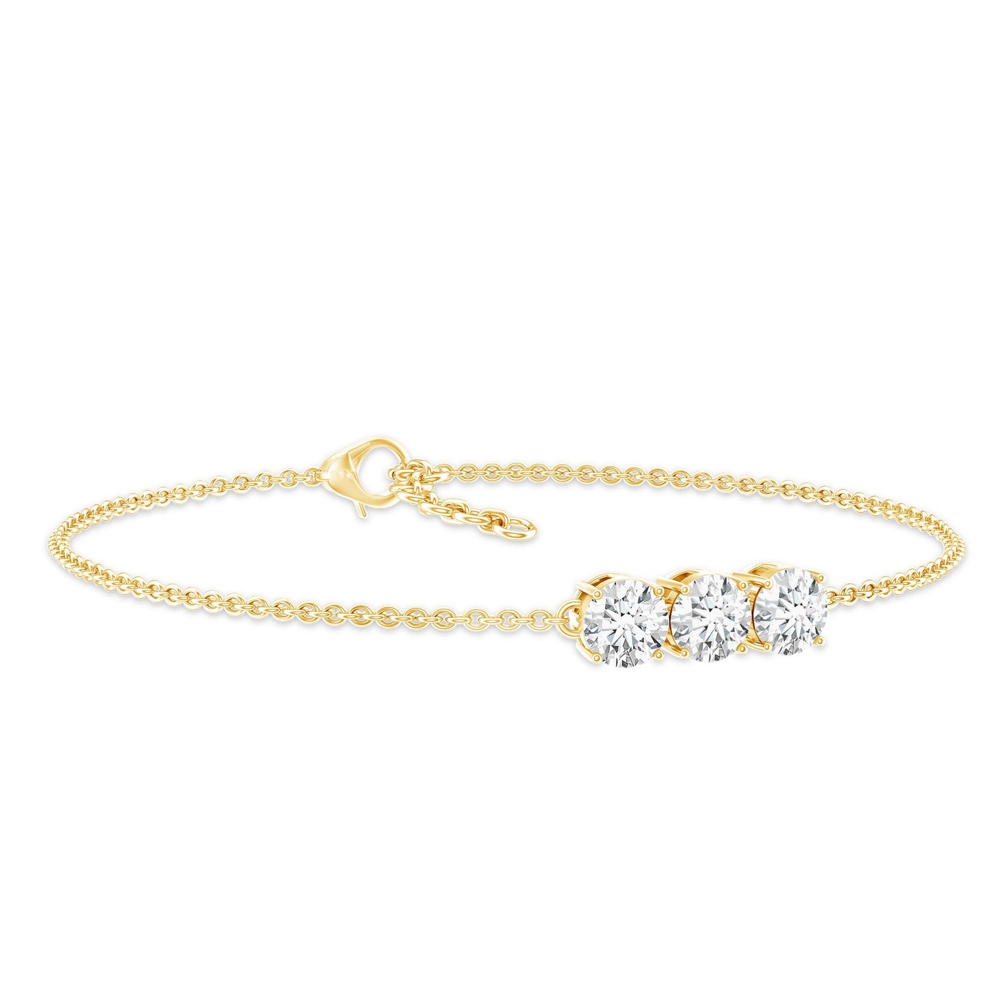 Certified 5 MM Lab Grown Diamond Bracelet for Women