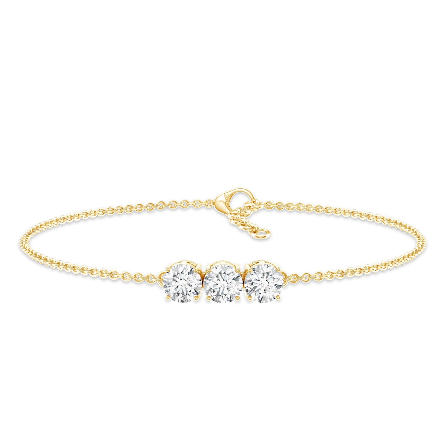 Certified 5 MM Lab Grown Diamond Bracelet for Women