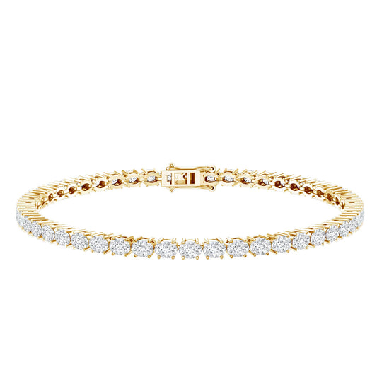 East West Oval Lab Grown Diamond Tennis Bracelet
