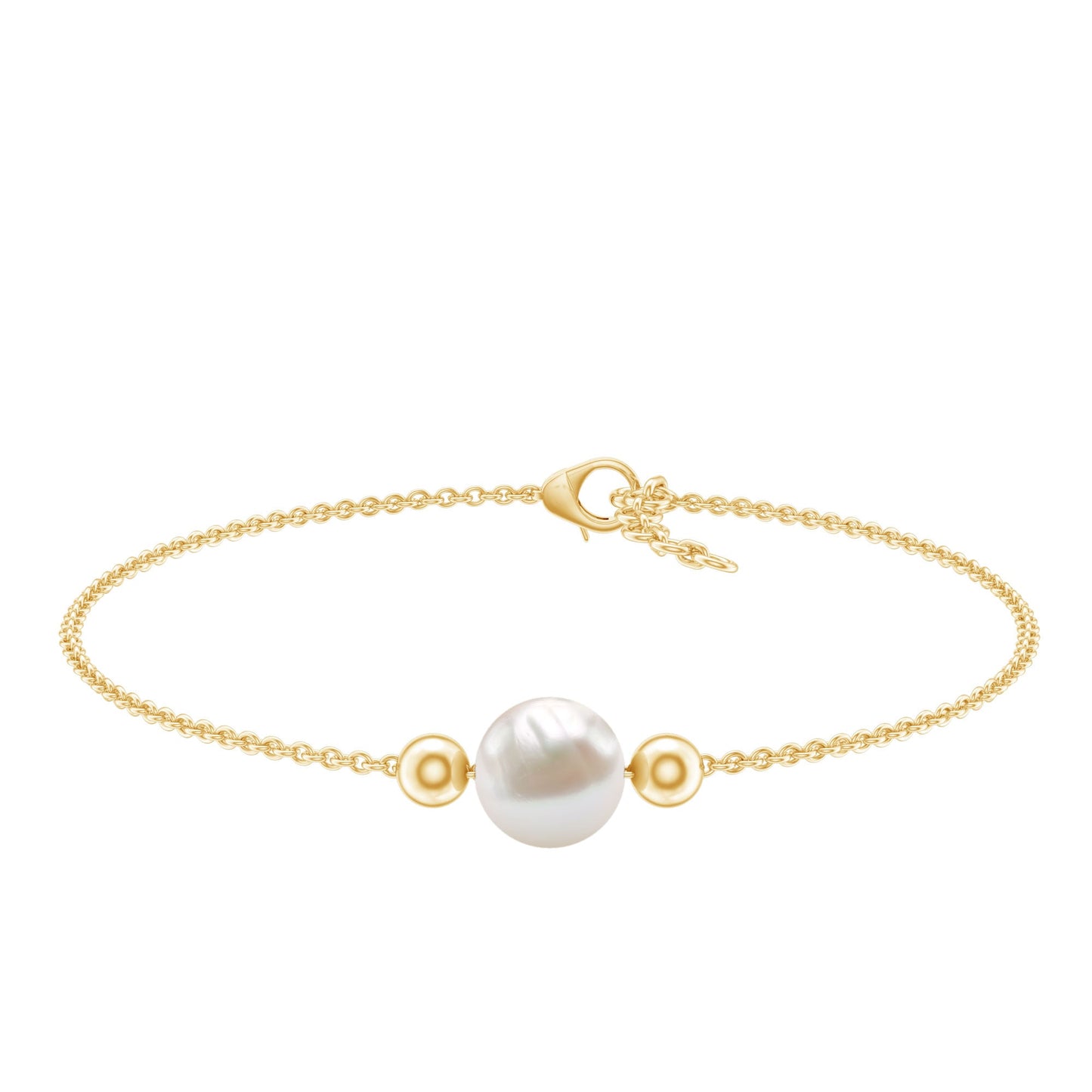 7.4 Carat Freshwater Pearl Solitaire Bolo Bracelet