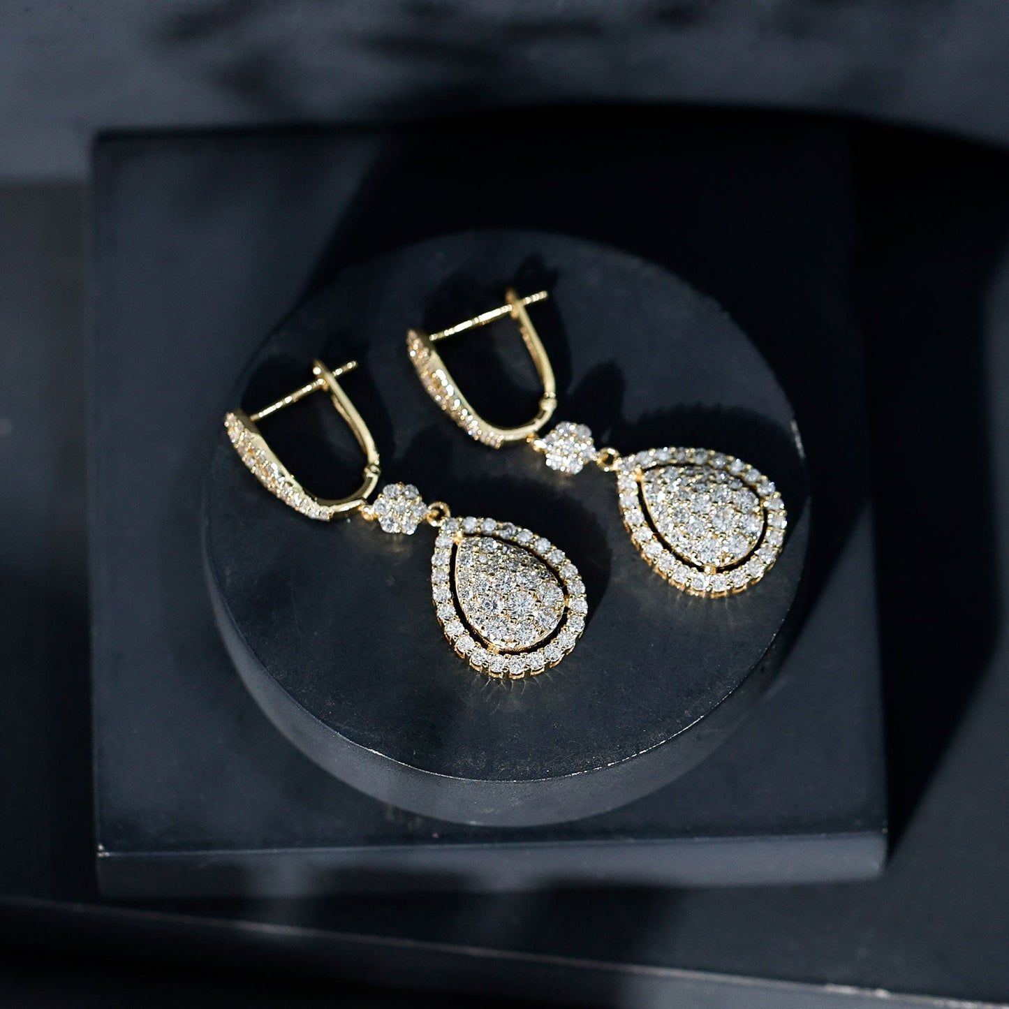 Lab Grown Diamond Bridal Drop Earrings
