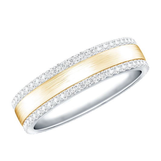 Natural Certified Diamond Wedding Band