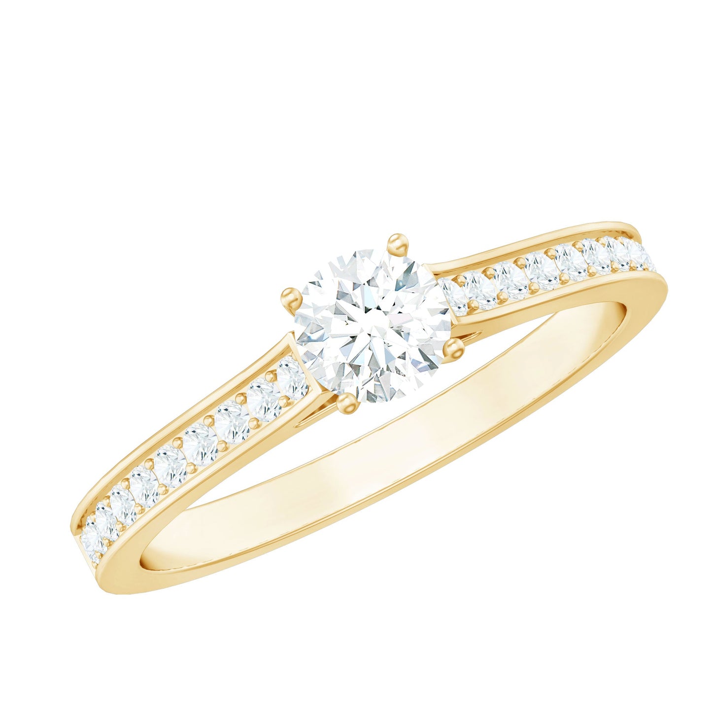 Certified Natural Diamond Promise Ring