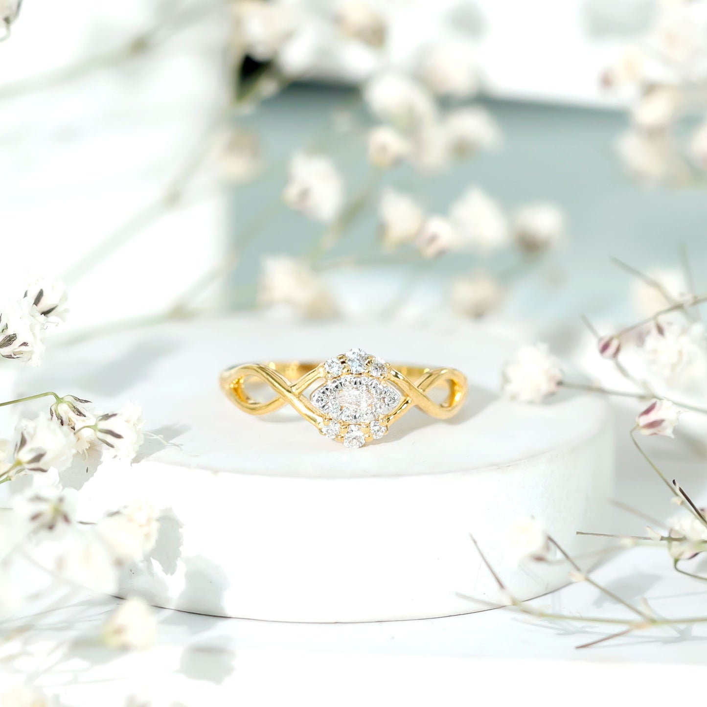 Certified Diamond Infinity Promise Ring
