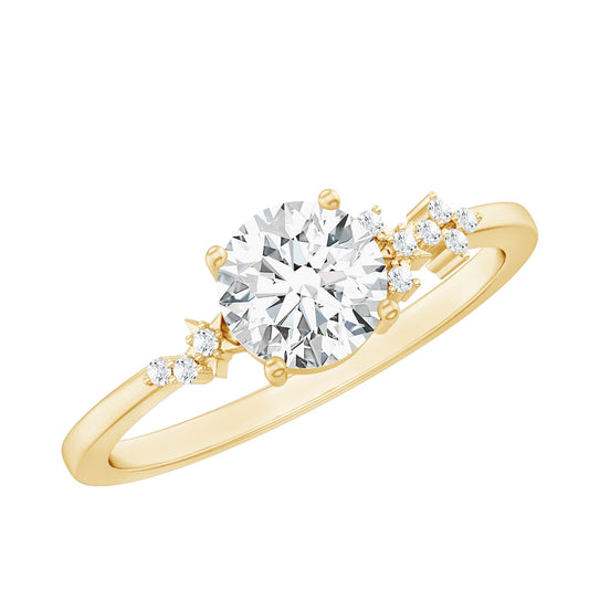 0.9 Carat Lab Grown Diamond Solitaire Engagement Ring