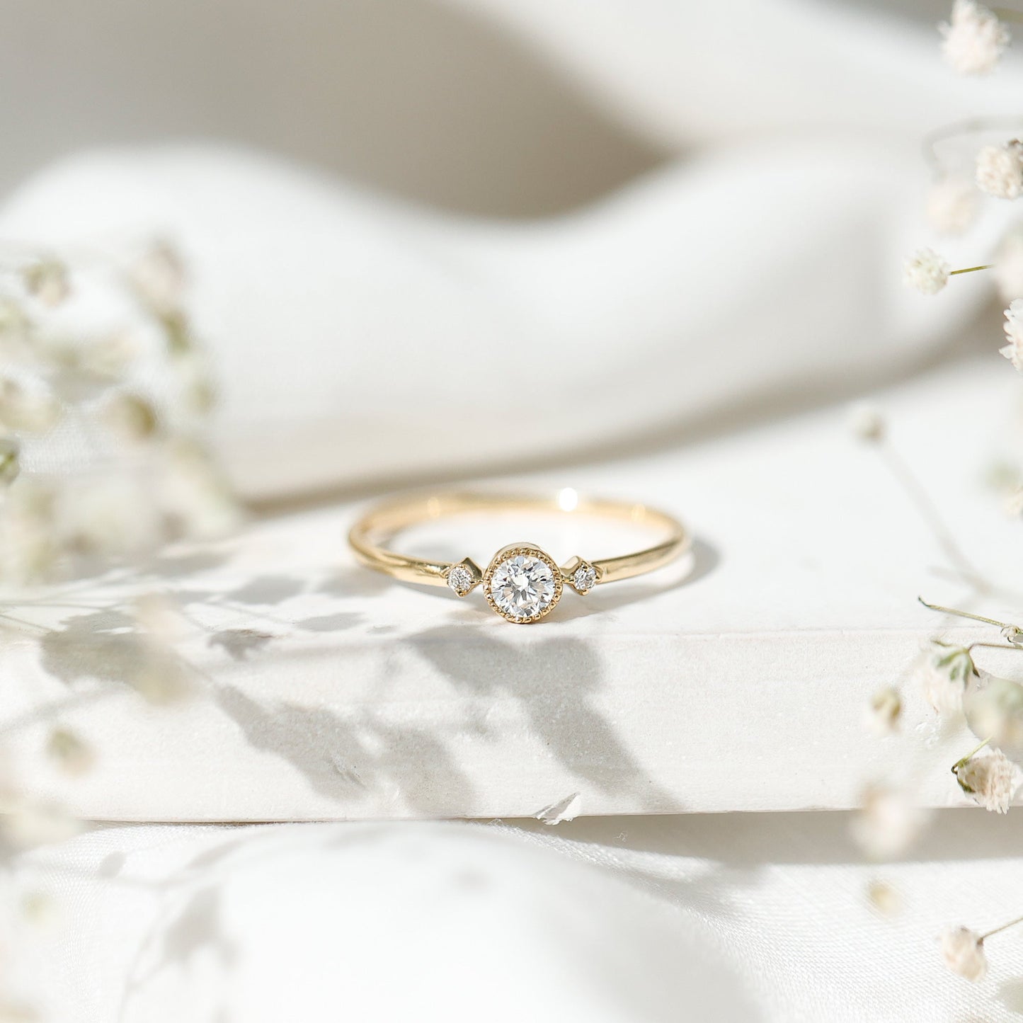 Certified Lab Grown Diamond Solitaire Promise Ring