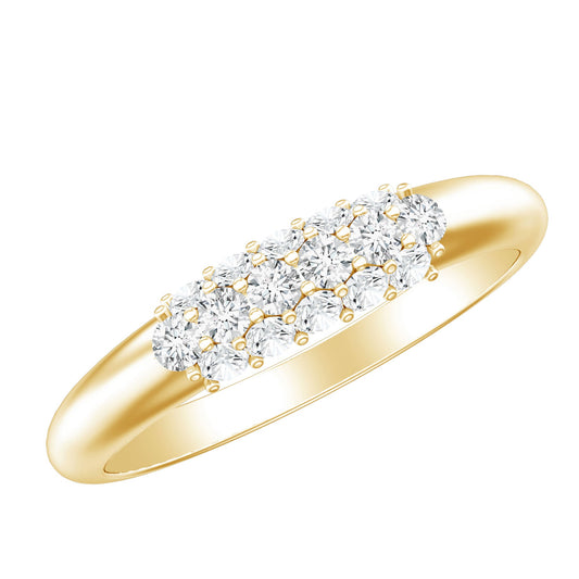 Certified Lab Grown Diamond Anniversary Ring