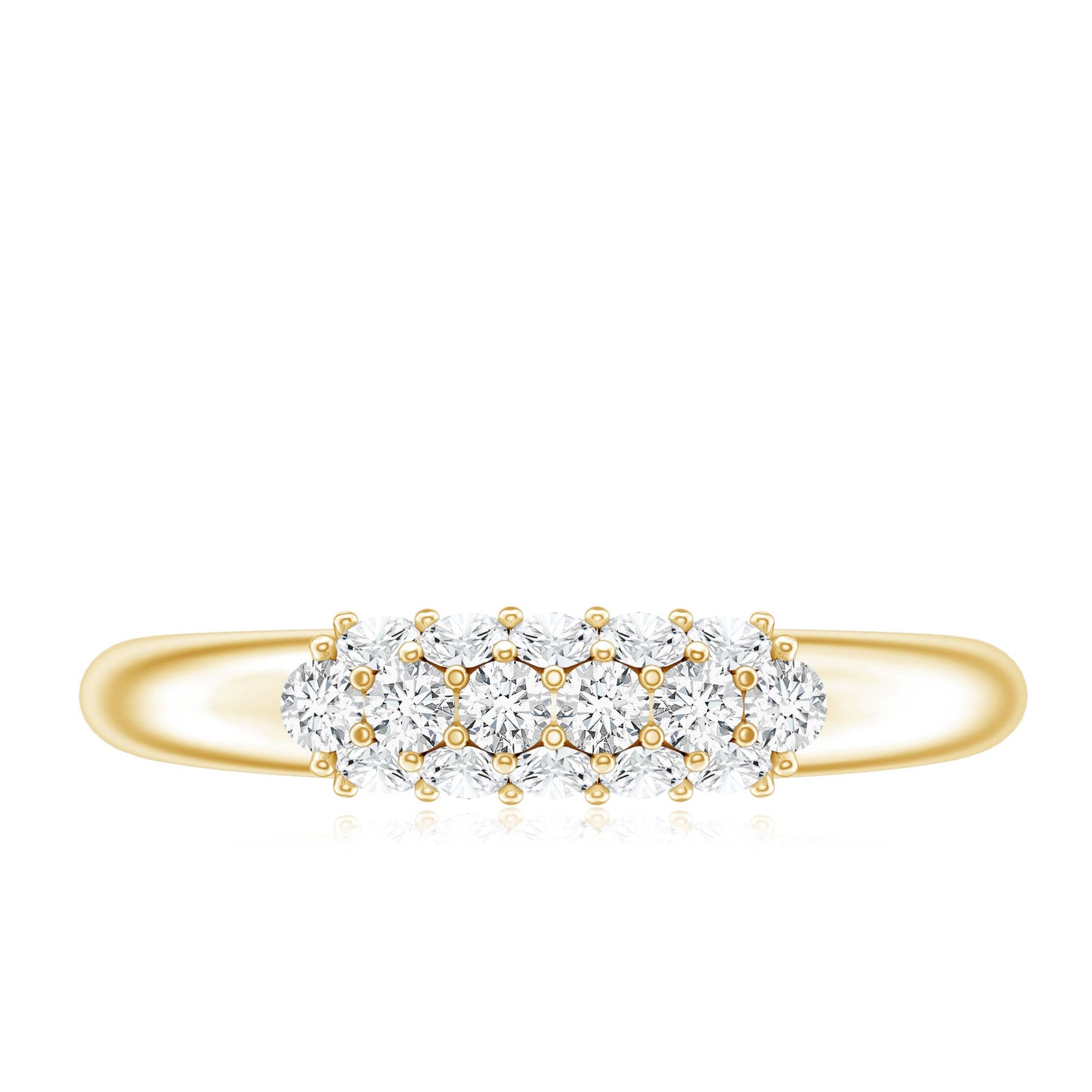 Certified Lab Grown Diamond Anniversary Ring