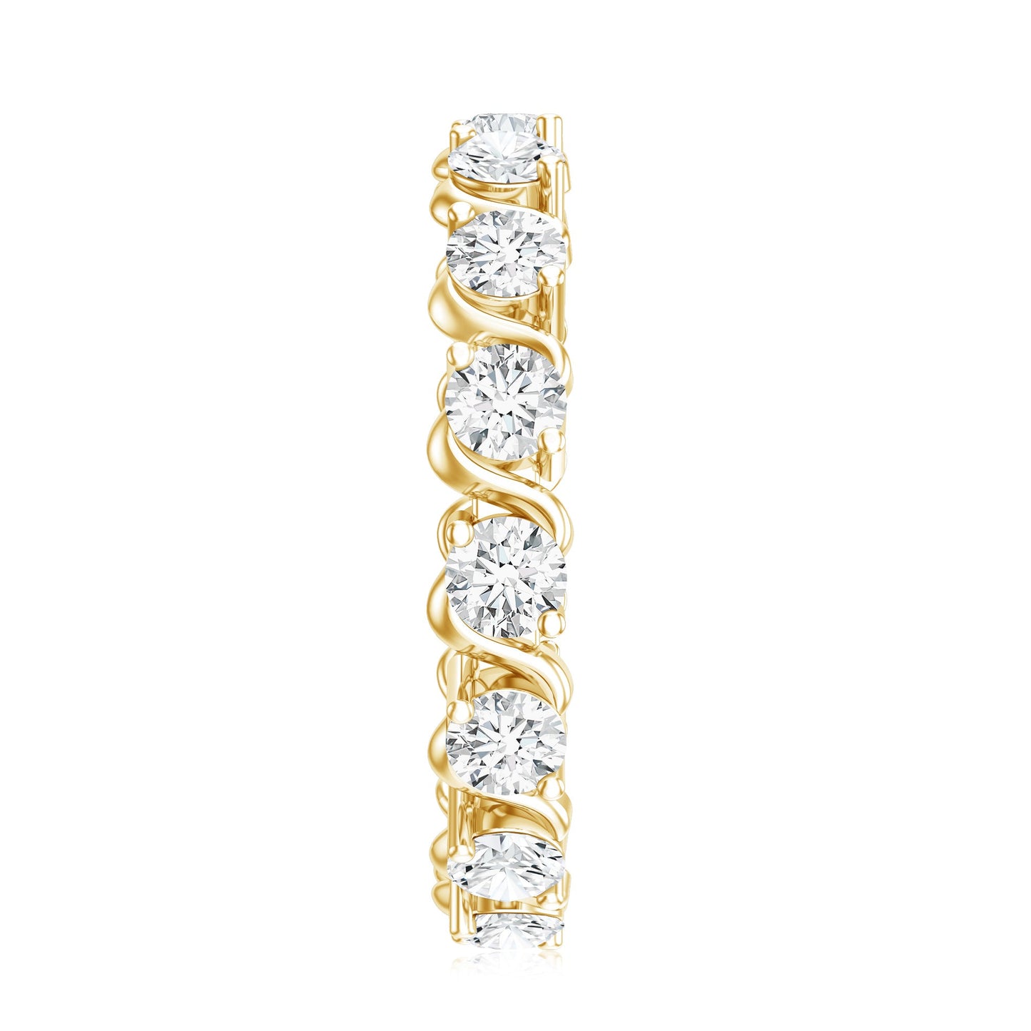 Certified Lab Grown Diamond Eternity Wedding Band