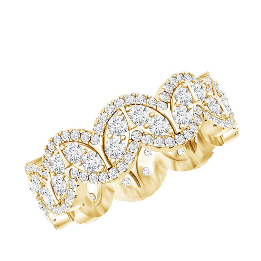 Certified Lab Diamond Vintage Inspired Wedding Ring