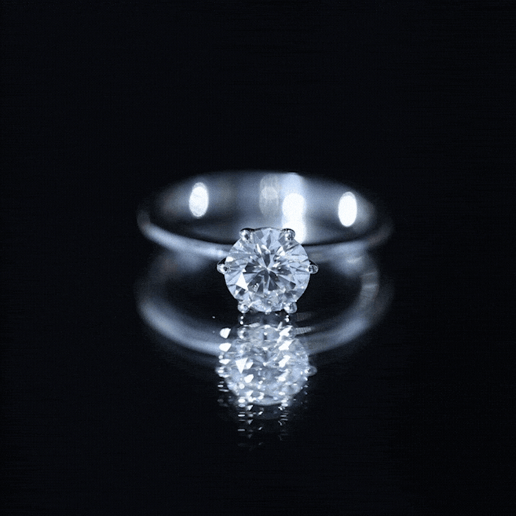 1 Carat Lab Grown Diamond Solitaire Engagement Ring with IGI Certificate