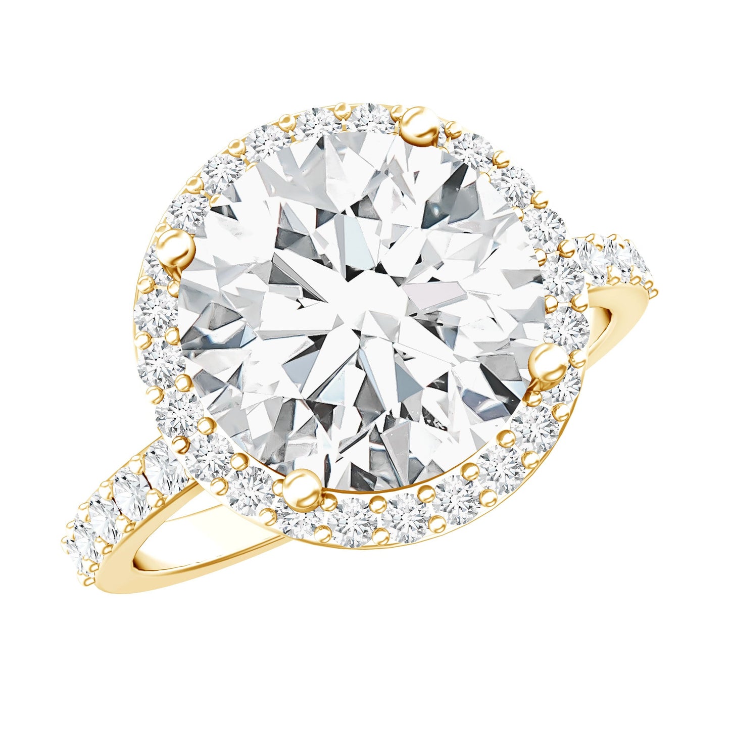 4 Carat Lab Grown Diamond Cocktail Engagement Ring with IGI Certificate