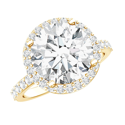 4 Carat Lab Grown Diamond Cocktail Engagement Ring with IGI Certificate