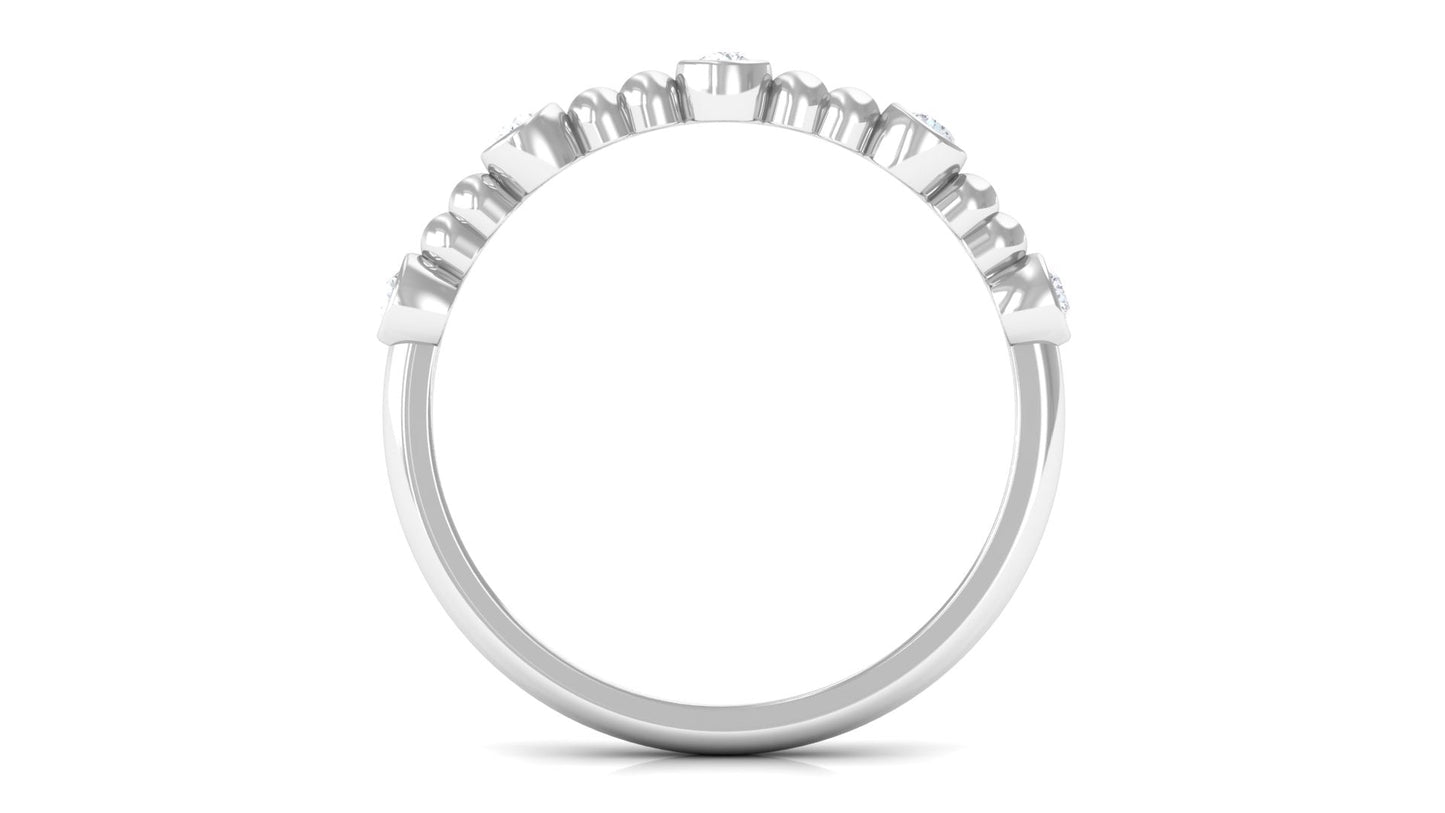 Natural Diamond Stackable Ring for Women