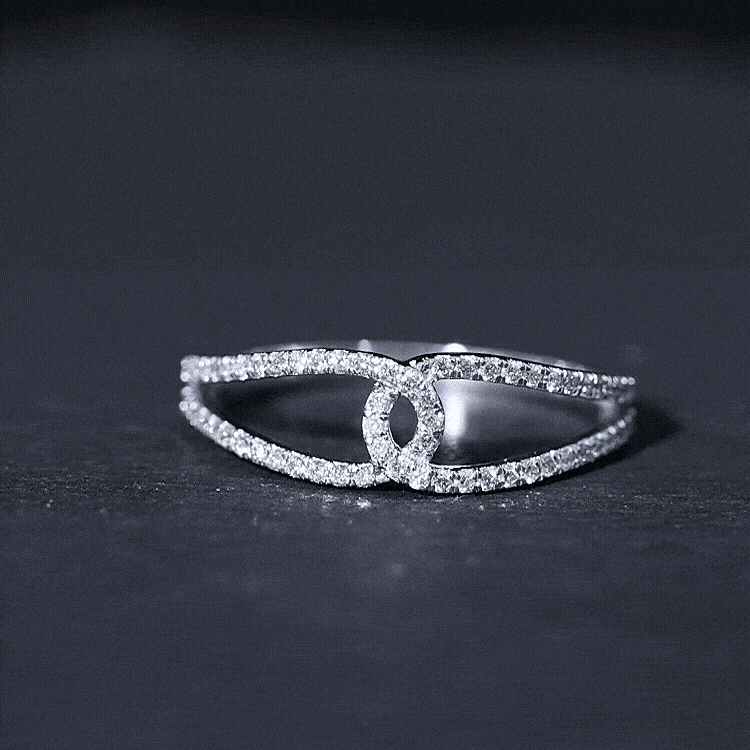 Certified Real Diamond Anniversary Ring for Women
