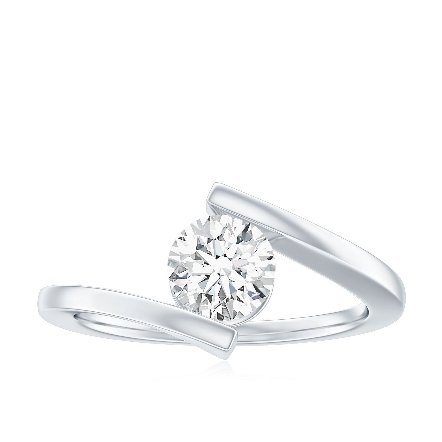 Round Brilliant Cut Moissanite Pre Engagement Ring