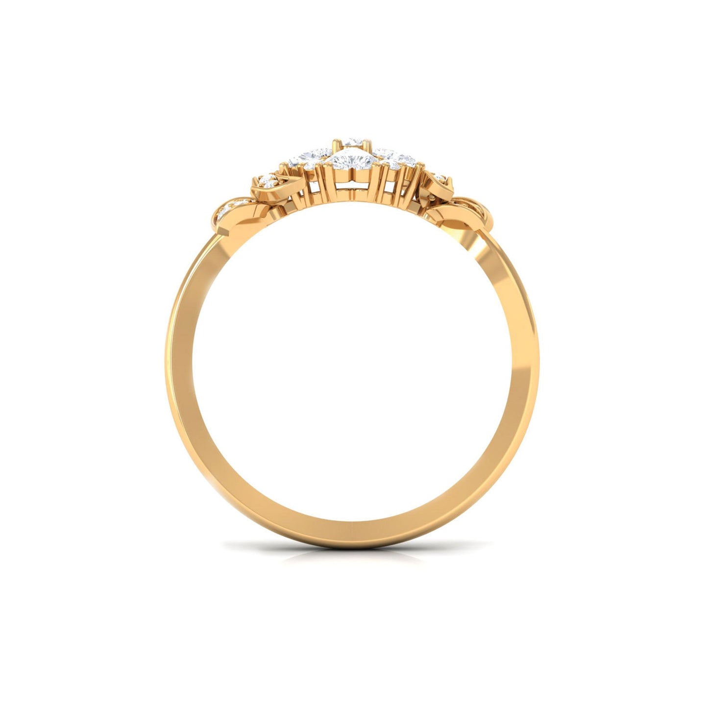 Nature Inspired Diamond Engagement Ring for Women