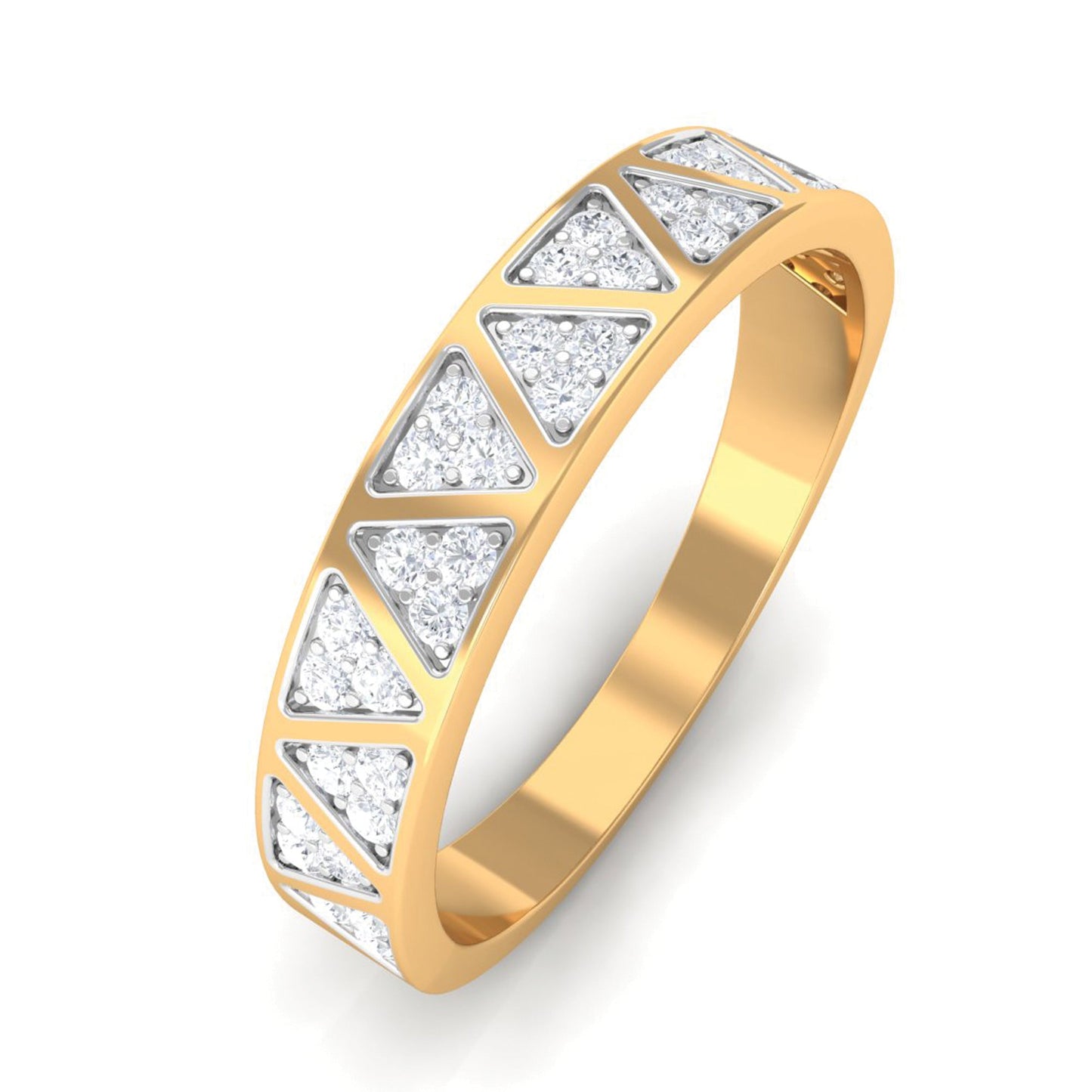 Certified Natural Diamond Wedding Band Ring for Women