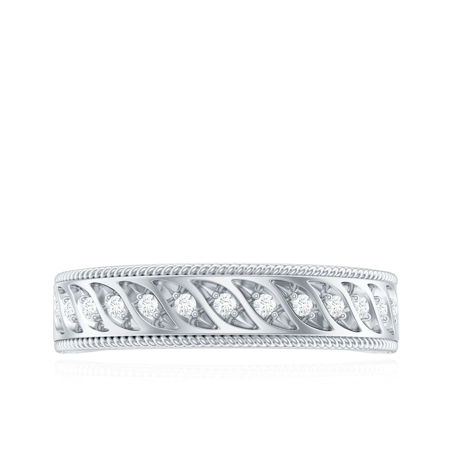 Designer Diamond Wedding Band Ring for Women