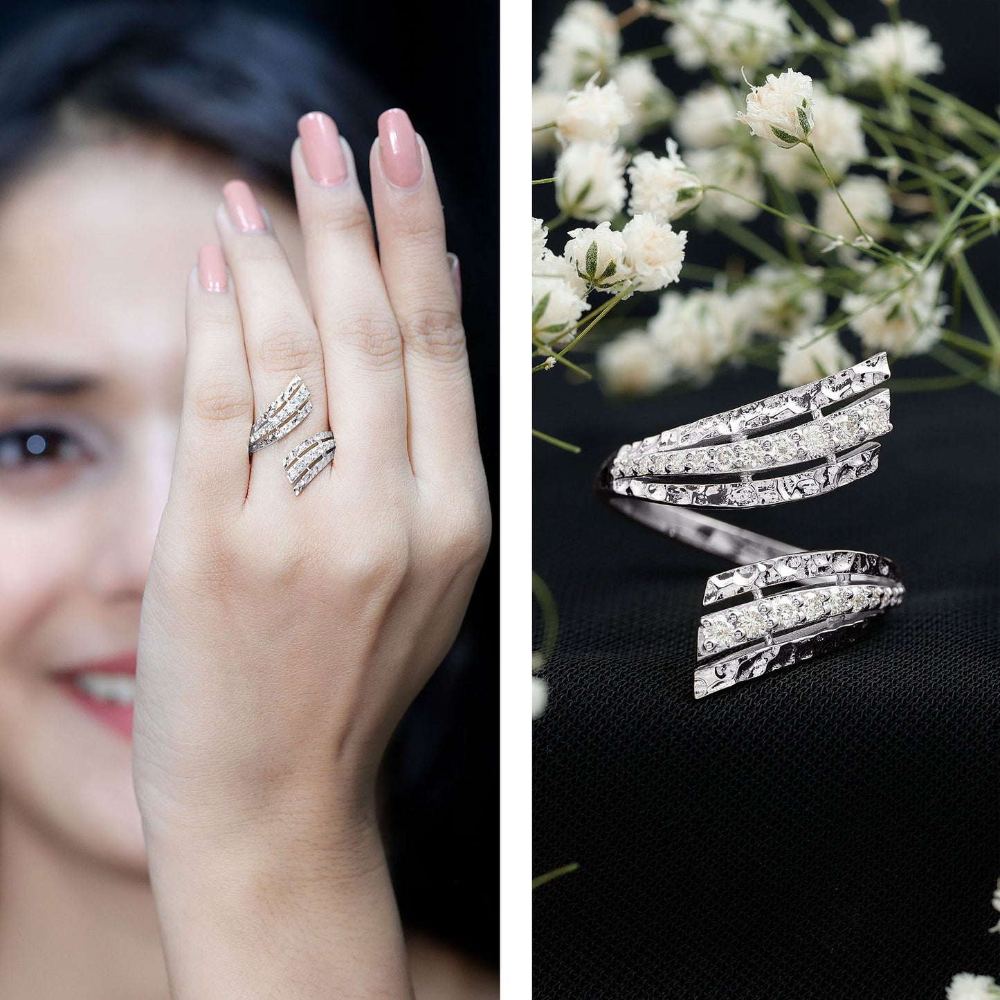 Certified Diamond Statement Ring in Prong Setting