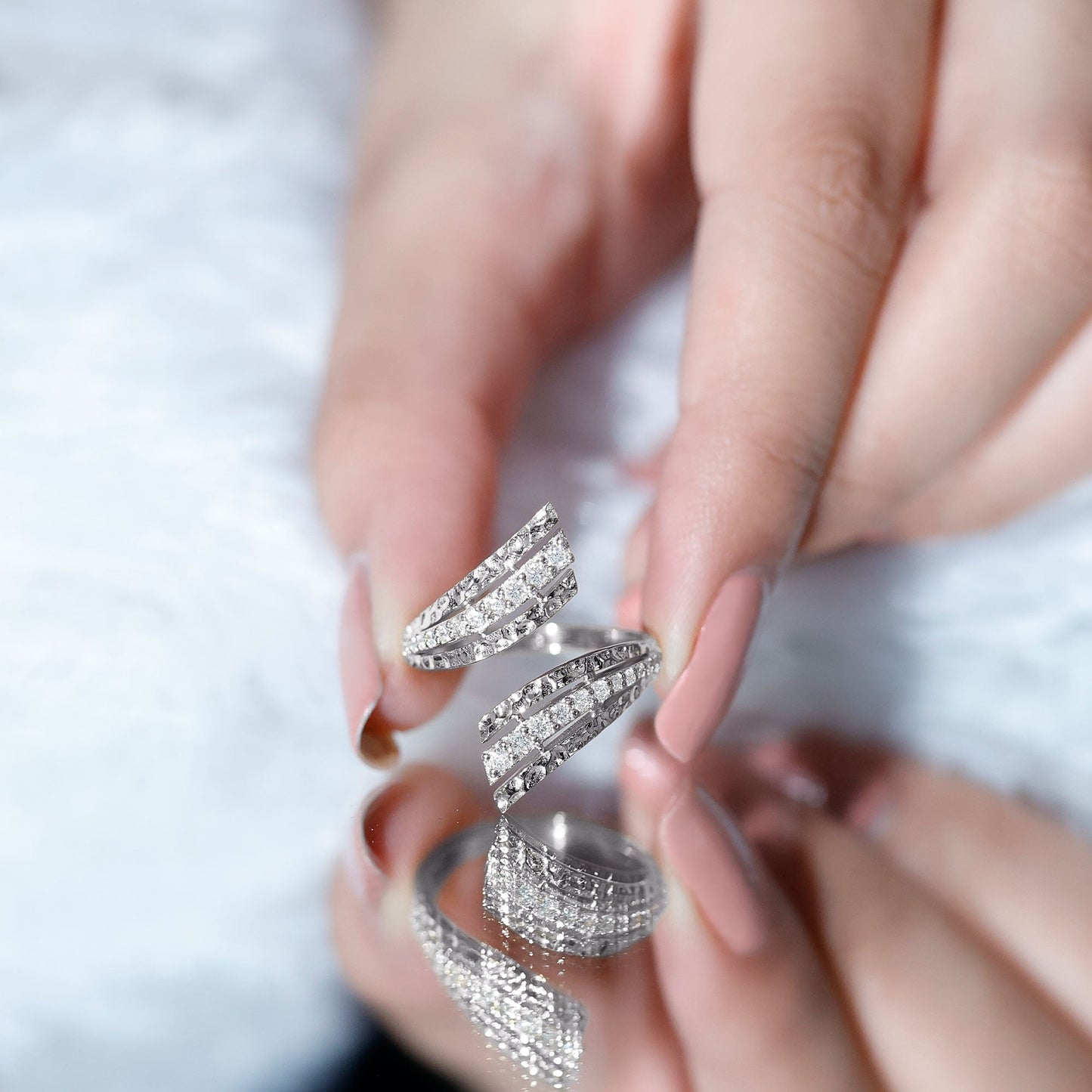 Certified Diamond Statement Ring in Prong Setting