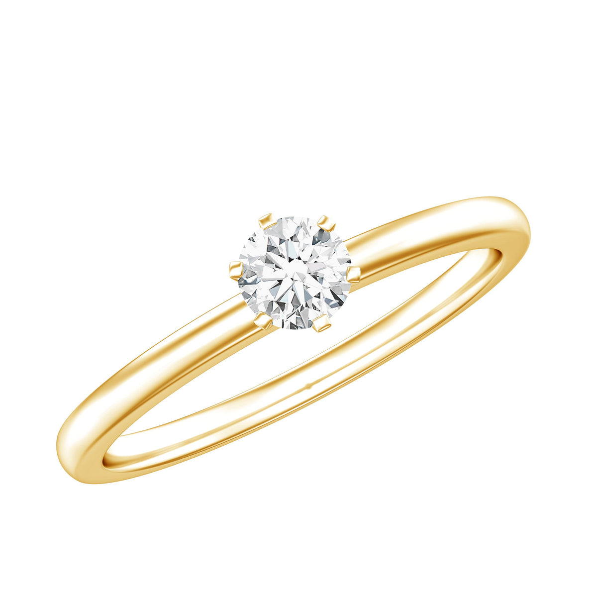 Peg Head Set Diamond Promise Ring for her