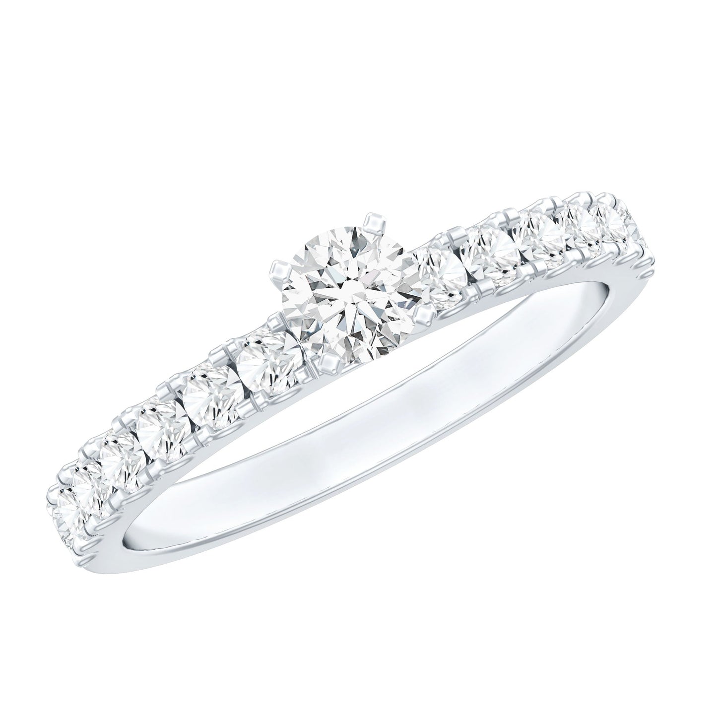 Natural Diamond Promise Ring for Engagement